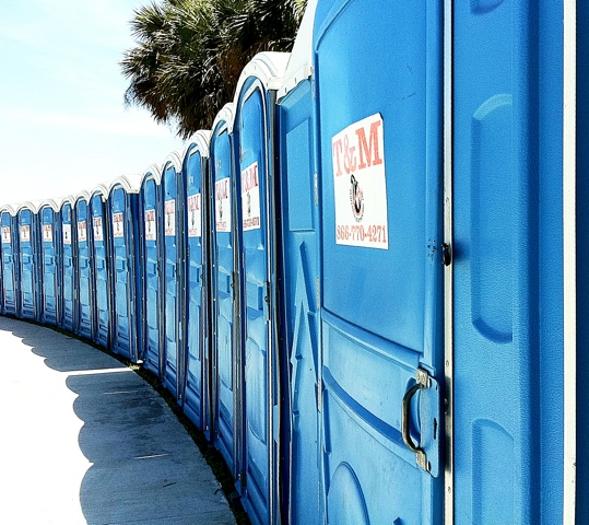 Crappers…as far as the eye can see!